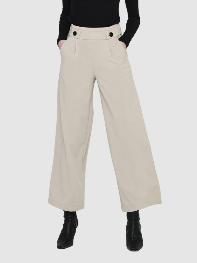 Pants Woman Beige Jacqueline de Yong