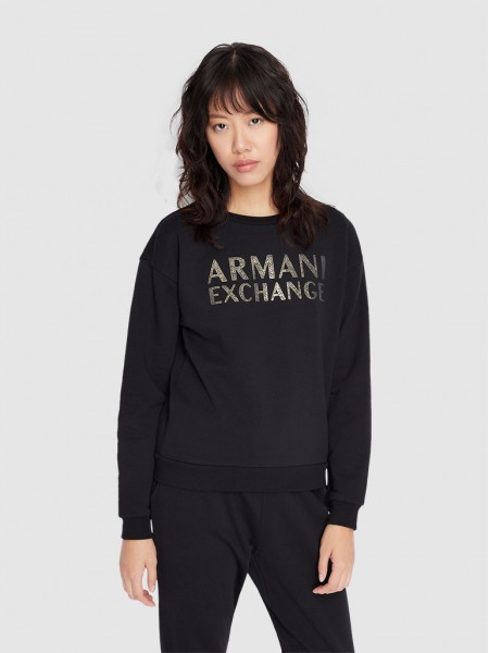 Sweatshirt Woman Black Armani Exchange
