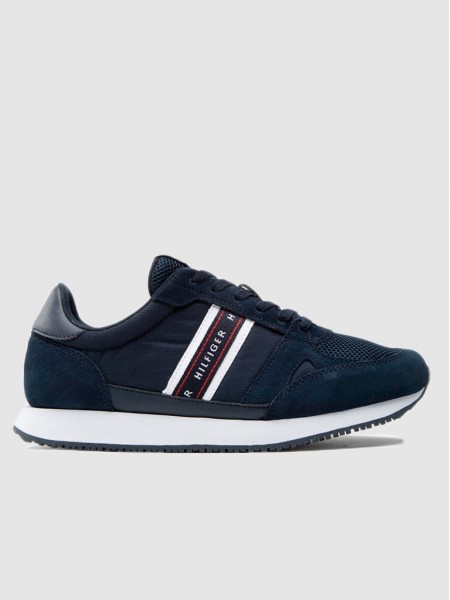 Sneakers Woman Navy Blue Tommy Jeans
