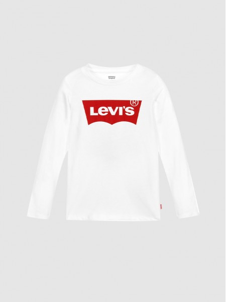 Sweatshirt Girl White Levis