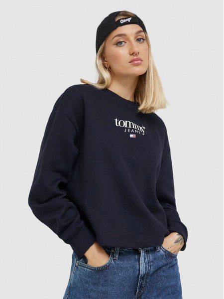Sweatshirt Mulher Essential Logo Tommy Jeans