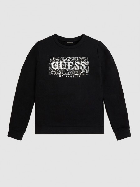 Sweatshirt Girl Black Guess