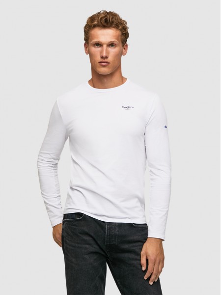 Sweatshirt Man White Pepe Jeans London