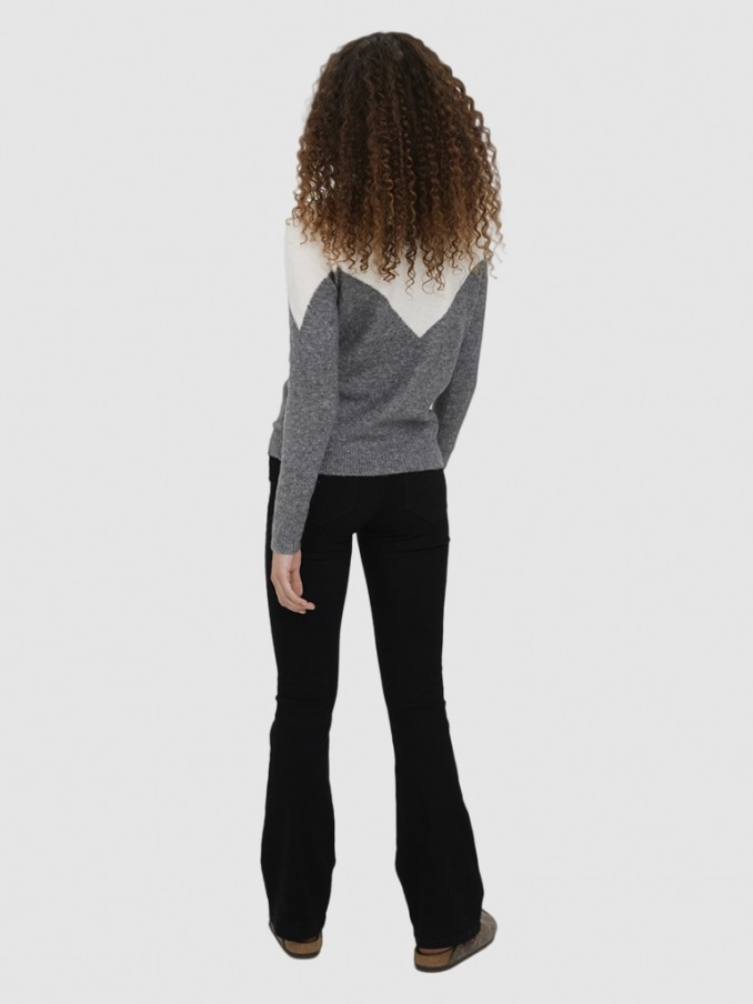 Prendas de Punto Mujer Gris Vero Moda