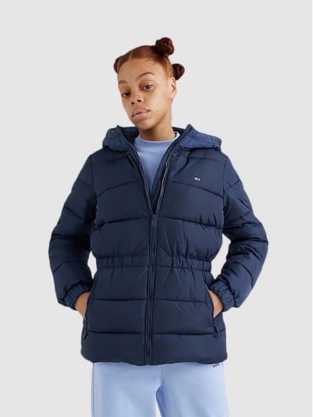 Kispo Mulher Hooded Puffer Tommy Jeans