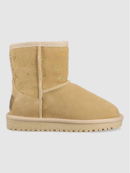 Boots Girl Beige Pepe Jeans London