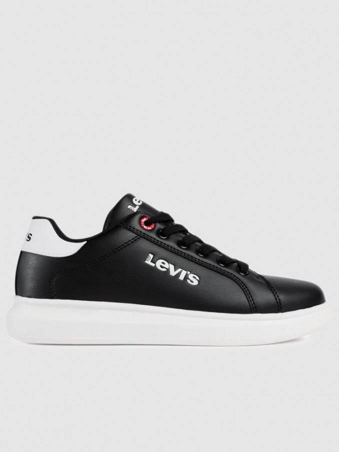 Sneakers Boy Black Levis - Vell0021S  | Mellmak