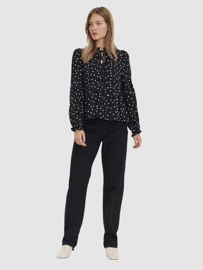 Shirt Woman Black Vero Moda