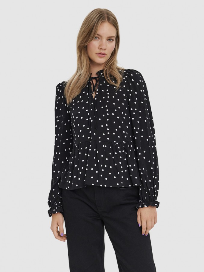Shirt Woman Black Vero Moda