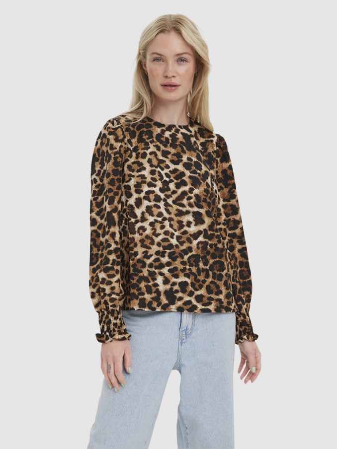 Shirt Woman Animal Print Vero Moda