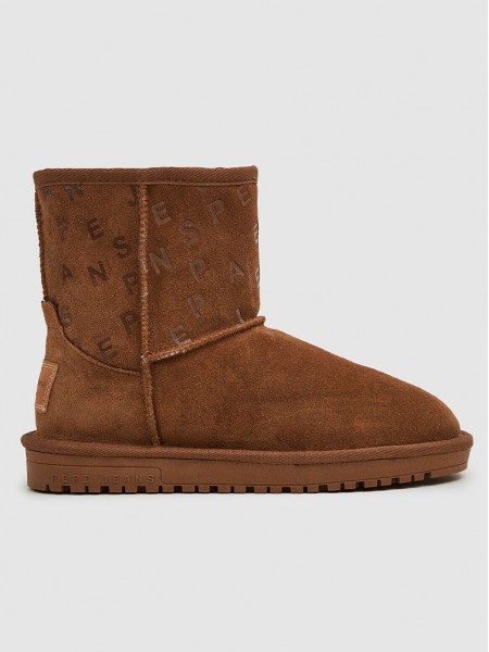 Boots Woman Camel Pepe Jeans London