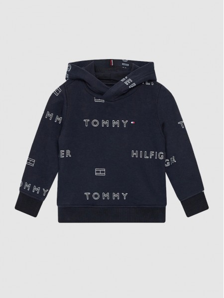 Sweatshirt Menino Logo Repeat Tommy Hilfiger