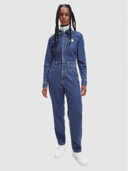 Overall Woman Jeans Calvin Klein