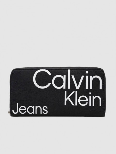 Wallet Woman Black Calvin Klein