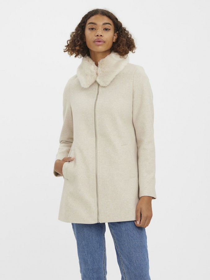 Chaqueta Mujer Crema Vero Moda