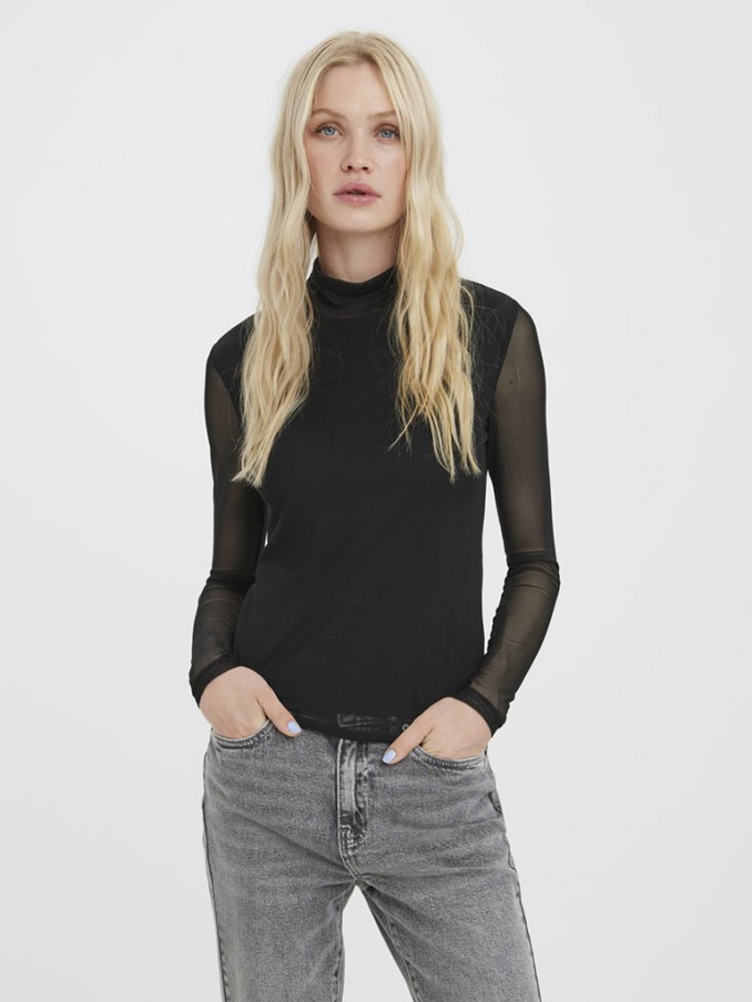Shirt Woman Black Vero Moda