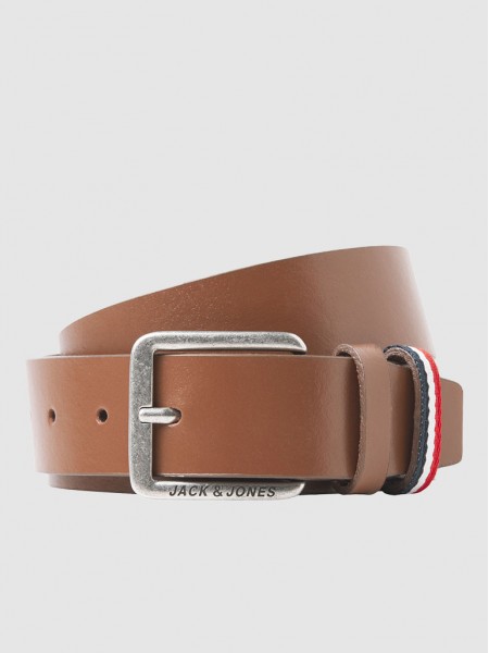 Cinturon Hombre Camello Jack & Jones