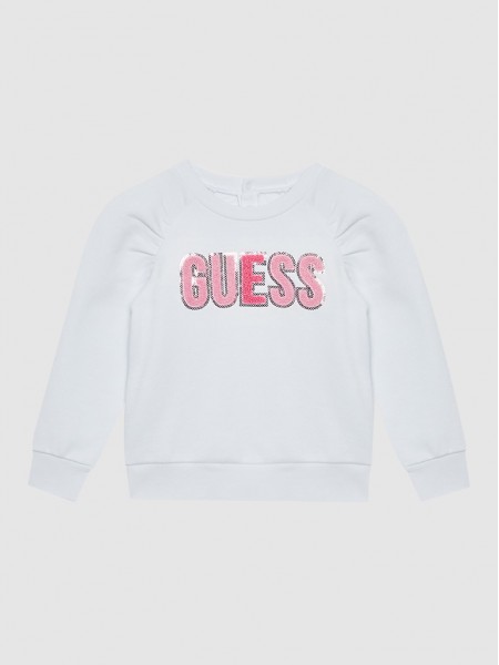 Sweatshirt Menina Brushed Guess