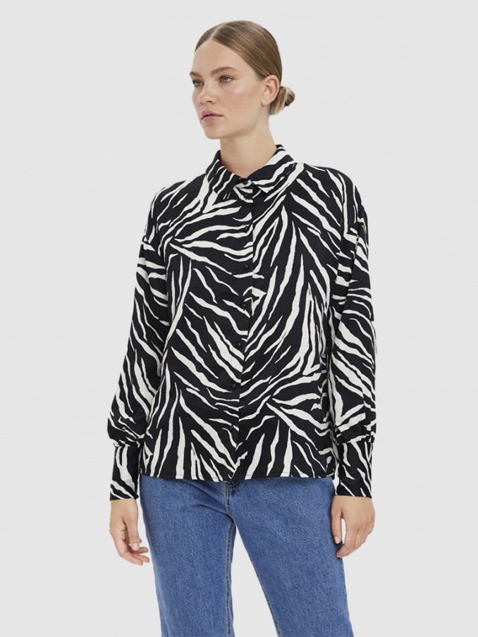 Shirt Woman Black Vero Moda