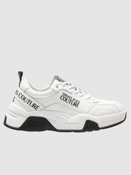 Sneakers Man White Versace