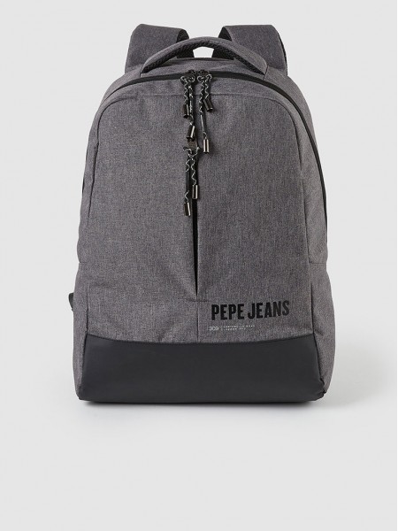 Backpack Man Dark Grey Pepe Jeans London