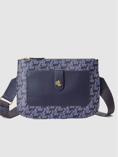 Handbag Woman Navy Blue Polo Ralph Lauren