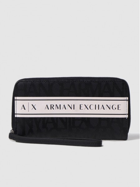 Wallet Woman Black Armani Exchange