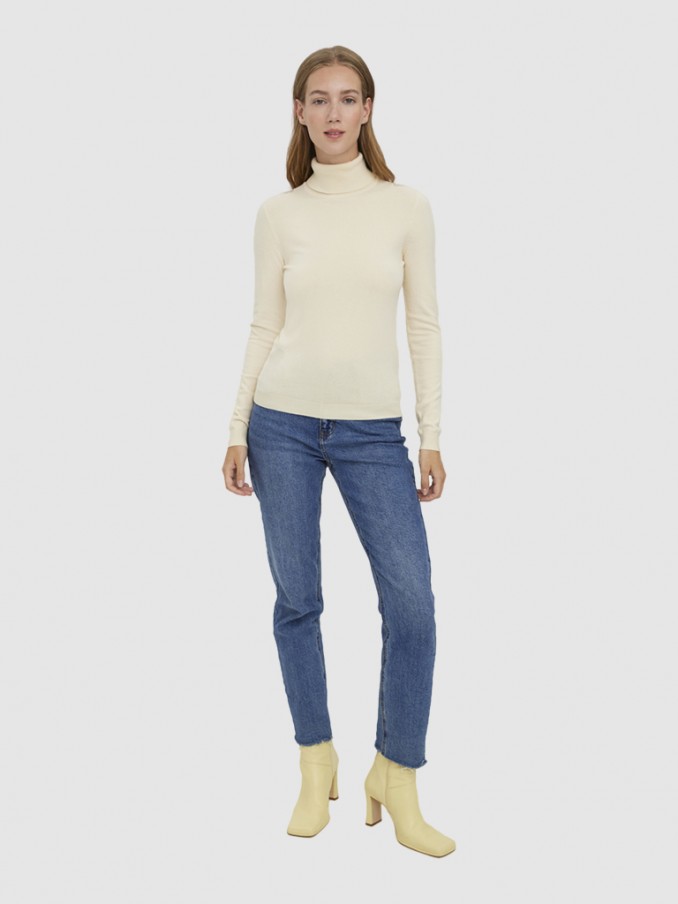 Knitwear Woman Beige Vero Moda