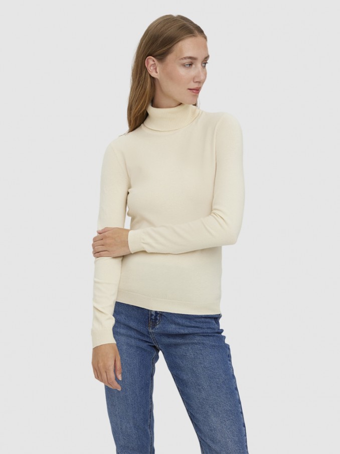 Knitwear Woman Beige Vero Moda