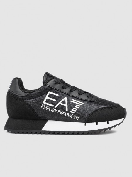 Sneakers Boy Black Ea7 Emporio Armani