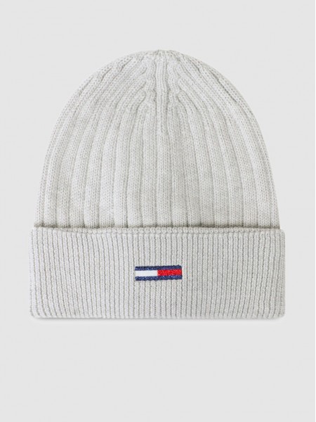 Gorro Mujer Gris Tommy Jeans