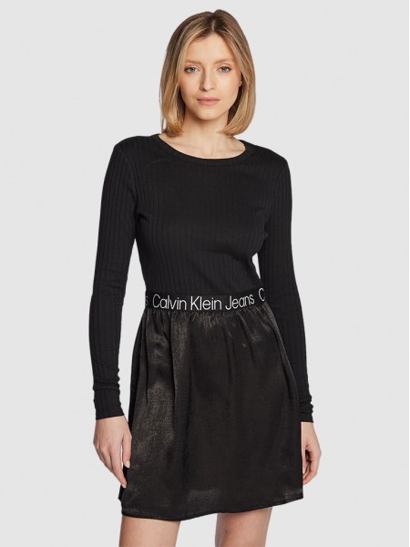 Dress Woman Black Calvin Klein