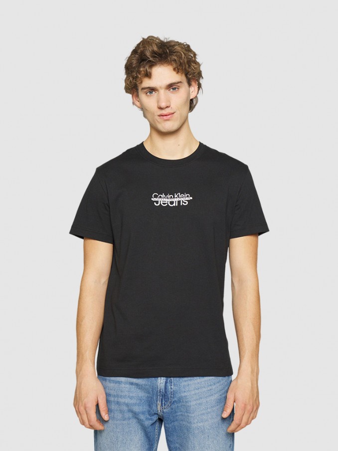 T-Shirt Man Black Calvin Klein