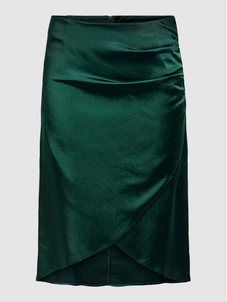 Skirt Woman Green Jacqueline de Yong