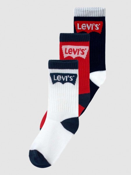Meias 3 Packs Menino Regular Levis