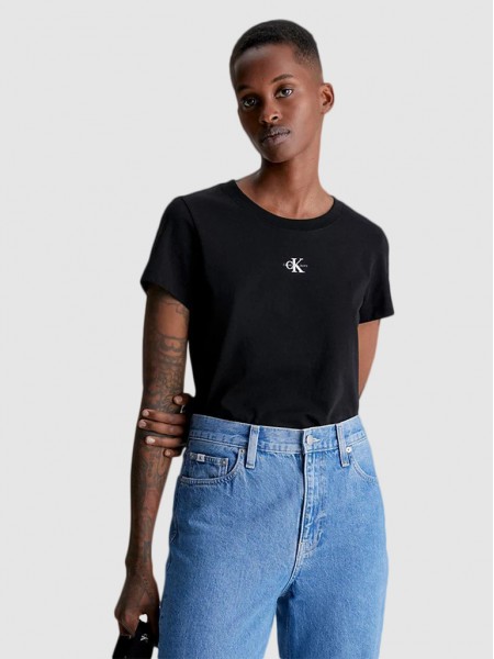 T-Shirt Mulher Monologo Calvin Klein