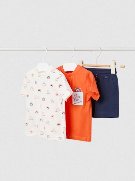 Set Baby Boy Orange Mayoral