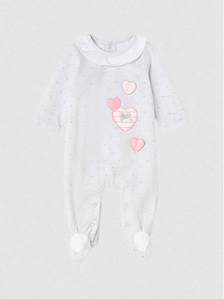 Babygrows Baby Girl Grey Mayoral