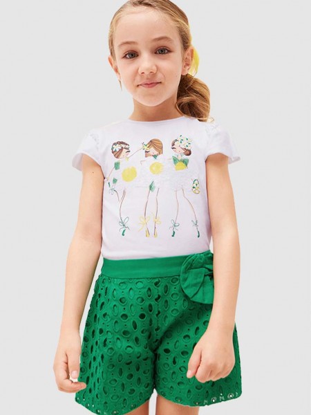 T-Shirt Menina Flor Mayoral