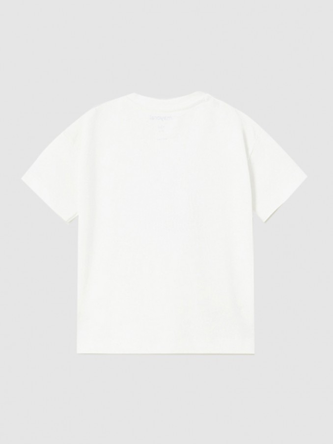 T-Shirt Baby Boy White Mayoral