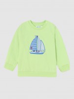 Sweatshirt Baby Boy Green Mayoral Sweatshirt Baby Boy Green Mayoral