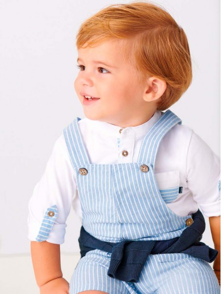 Overall Baby Boy Blue Mayoral