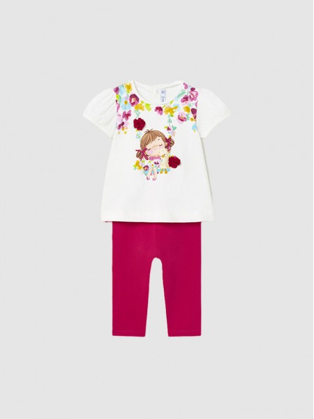 Set Baby Girl White Mayoral