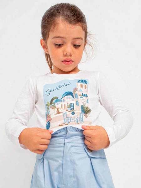 Sweatshirt Girl White Mayoral