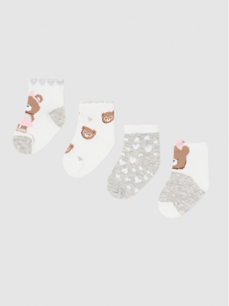 Socks Baby Girl Grey Mayoral