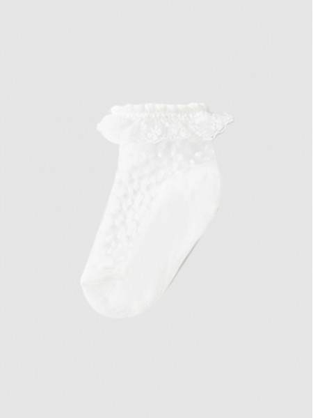 Socks Baby Girl White Mayoral