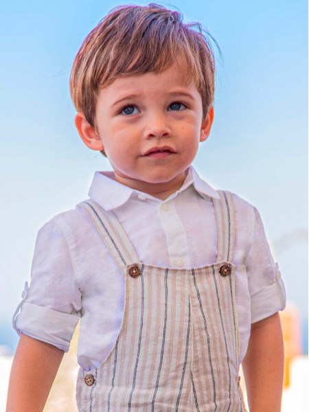 Camisa Beb Menino Linho Mayoral