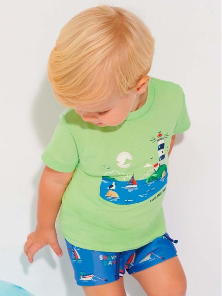 Set Baby Boy Green Mayoral