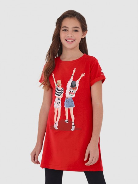 Dress Girl Red Mayoral