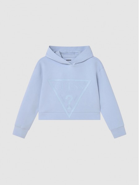 Sweatshirt Menina Active Hodded Guess